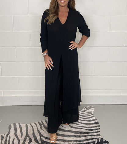 Ensemble Chic en Tissu Aérien