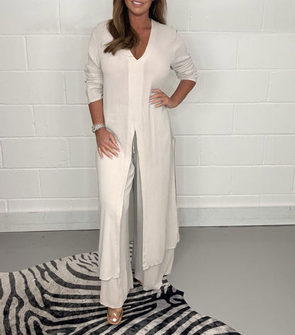 Ensemble Chic en Tissu Aérien