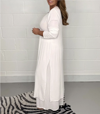 Ensemble Chic en Tissu Aérien