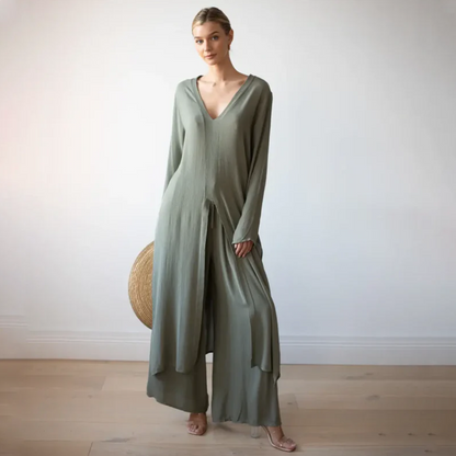 Ensemble Chic en Tissu Aérien