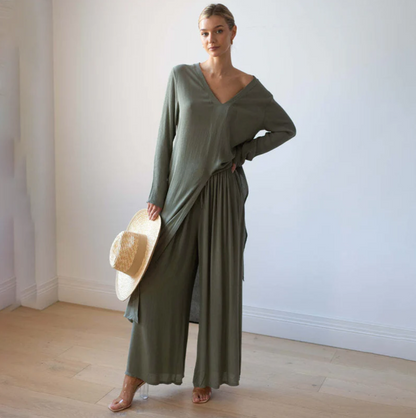 Ensemble Chic en Tissu Aérien