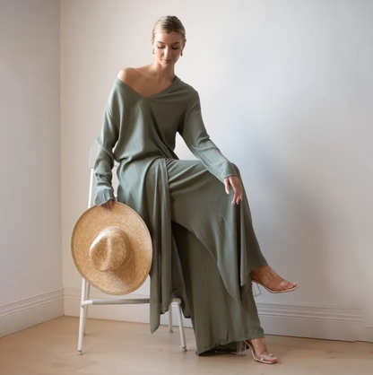 Ensemble Chic en Tissu Aérien