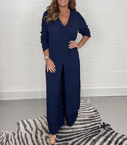 Ensemble Chic en Tissu Aérien