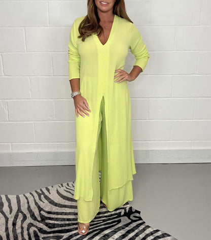 Ensemble Chic en Tissu Aérien